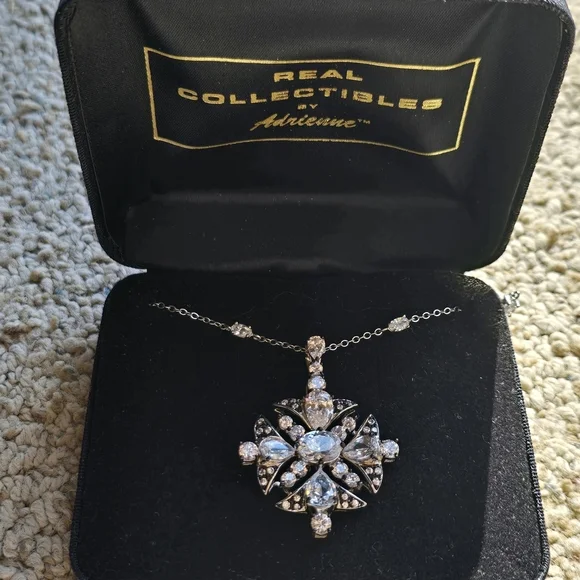Elegant Silver Pendant Necklace The Real Collectibles By Adrienne - Picture 5 of 10